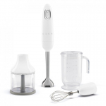 Smeg HBF03WHEU kannmikser Saumikser 700 W Roostevaba teras, Valge