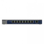 NETGEAR GS108MX-100EUS v&otilde;rgul&uuml;liti Mittejuhitav L2 Gigabit Ethernet (10/100/1000) Lauaarvuti/seinale paigaldamine