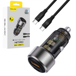 Blavec Blavec Car charger BS-05B-C Nitro - USB + Type C - QC 3.0 18W PD