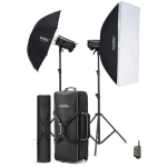 Valgustus Valgustus - Godox QT400IIIM C Duo Stuudio Komplekt 2X 400W Puhkpillide Seadmed, LED Mudelduslamp