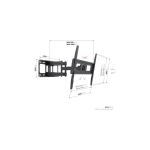 Vogel's Vogel's Up 6055 Forward Motion+ TV seinale kinnitatav L