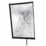 Ap&scaron;vietimo Ap&scaron;vietimo įranga - MITOYA MOTION Softbox 60x90cm Bowens Mount, 2 Diffuseriai, Tinklelis