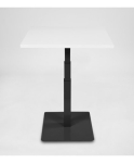 Elfen Ergodesk Single one-legged electric table frame, black