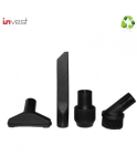 Invest Universal Vacuum cleaner small Brush set with &Oslash;30mm &rarr; &Oslash;37mm (4pcs.)