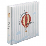 Hama Our Baby fotoalbum Must, Sinine, Punane, Valge, Kollane 200 lehte 10 x 15 cm