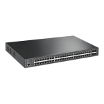 TP-Link JetStream TL-SG3452XP v&otilde;rgul&uuml;liti Juhitav L2+ Gigabit Ethernet (10/100/1000) Power over Ethernet tugi 1U Must