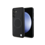 Case Case BMW BMHMS24M23RTPK S24+ S926 black/black hardcase Signature Leather Half Textured & Circle MagSafe