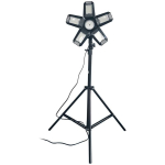 Orno RIGEL LED set: foldable 5-wing workshop lamp 55W + tripod + adapter