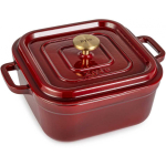 Zyle Square enameled cast iron pot ZY08RKI