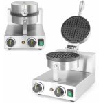 One One round waffle maker for Belgian waffles TEFLON, diameter. 190 mm - Hendi 212172
