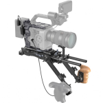 SmallRig 4125 videorakis Alumiinium, Pol&uuml;karbonaat, Silikoon, Roostevaba teras Must