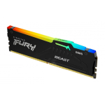 Kingston Kingston Technology FURY Beast RGB m&auml;lumoodul 32 GB 1 x 32 GB DDR5 ECC