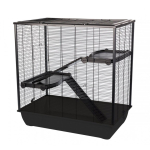 INTER-ZOO Frodo + Plastic Black - puur hamstrile