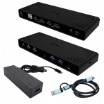 i-tec CADUA4KDOCKPDB100 s&uuml;learvuti dokk ja pordireplikaator Juhtmega &uuml;hendatud USB 3.2 Gen 1 (3.1 Gen 1) Type-C Must