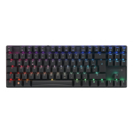 CHERRY MX 8.2 TKL Wireless RGB klaviatuur M&auml;ngimine USB + RF Wireless + Bluetooth QWERTZ Saksa keel Must