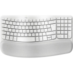 Logitech Wave Keys for Mac klaviatuur Kodu/kontor Bluetooth QWERTZ Saksa keel Valge