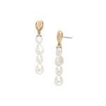 Skagen Elegant hanging earrings with real pearls Agnethe SKJ1827710
