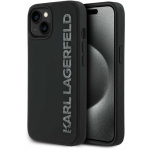 Karl Karl Lagerfeld 3D Rubber Glitter Logo Apple iPhone 13 case black