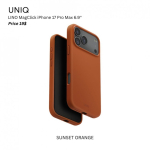 UNIQ Lino &uuml;mbris iPhone 17 Pro Max Magclick laadimiseks, oranž