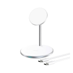 Wireless Wireless charger Choetech T581-F with stand (white)