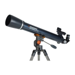 Celestron AstroMaster LT 70AZ Teleskoop 165x Must, Sinine