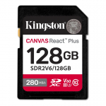 Kingston Kingston Technology Canvas React Plus 128 GB SDXC UHS-II Klass 10