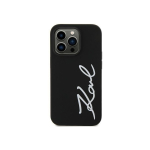 Case Case Karl Lagerfeld Karl Lagerfeld KLHCN61SKSVGK iPhone 11 / Xr 6.1 inch Black/Black Hard Silicone Signature