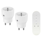 Orno Wireless MINI socket set, controlled by 2+1 remote control, 2300W