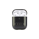 Audi Leather Big Logo AirPods 1|2 cover czarny|black AU-AP-GT|
