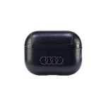 Case Case Audi Leather Big Logo AirPods Pro 2 cover black/black AU-APP2-GT/D3-BK
