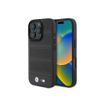 Case Case BMW BMHMP16X23PUSPK iPhone 16 Pro Max 6.9" black/black hardcase M Perforated And Stitched Line MagSafe