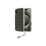Case Case Guess GUHCP16MGF4GBR iPhone 16 Plus 6.7" brown/brown hardcase 4G Charms Collection