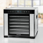 Rommelsbacher DA 950 toidukuivati Must, Roostevaba teras 600 W
