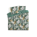 Cotton TROPIK cotton bedding set, leaf motif, 240 x 220 cm