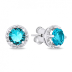 Brilio Brilio Silver Brilio Silver Sparkling silver earrings with zircons EA601WLB