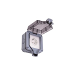 Hismart Surface-mounted socket 1 socket IP66, EU