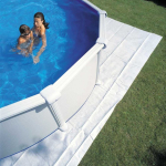&bdquo;Planet &bdquo;Planet Pool&ldquo; geotekstiilide kate O 4,6 m (terasest bassein) (200 g/m2, ruudukujuline 4,8 m x 4,8 m)