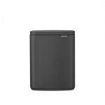 Brabantia Bo Pr&uuml;gikast, 12L - Mineral Infinite Pilkas