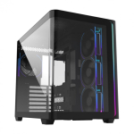 Fortron Fortron FSP Geh Midi M580 BP ATX/M-ATX/M-ITX/ARGB o.N. Musta jaem&uuml;&uuml;k