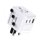 Universal Universal travel adapter with USB-A and 2x USB-C P