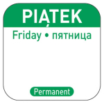 Maisto Maisto ohutuse kleebised korduvkasutatavale pakendile Reede PL RU EN 1000 tk. Hendi 850114