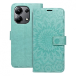 Oem MEZZO raamatudeka Xiaomi Redmi Note 13 Pro 5G unen&auml;op&uuml;&uuml;dja roheline.