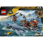 LEGO Jurassic World 77983 Mosasaurus dino r&uuml;nnak paadi vastu