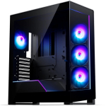 Phanteks NV5X PC korpus, Mid-Tower, E-ATX, karastatud klaas, ARGB - must