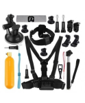 Set Set of 20 Puluz accessories for PKT18 sports cameras