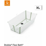 Stokke Flexi Bath - X-Large foldable baby bath | Clear green