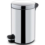 Round Round waste bin with pedal and removable container, HENDI, 20L