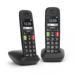 Gigaset E290 Duo Analoog-/DECT telefon Helistaja ID Must