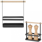 Table Table spice organizer, Hendi, black/brown