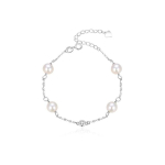 Beneto Elegant silver bracelet with pearls AGB411/21P
